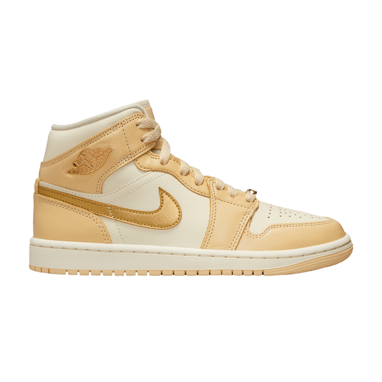 Jordan 1 Mid SE Pale Vanilla Metallic Gold (Women's) FB9892-200