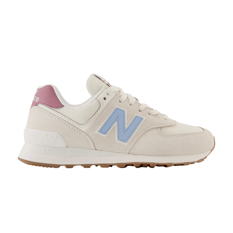 New Balance 574 Beige Baby Pink Ecru Blue (Women's) WL574RD