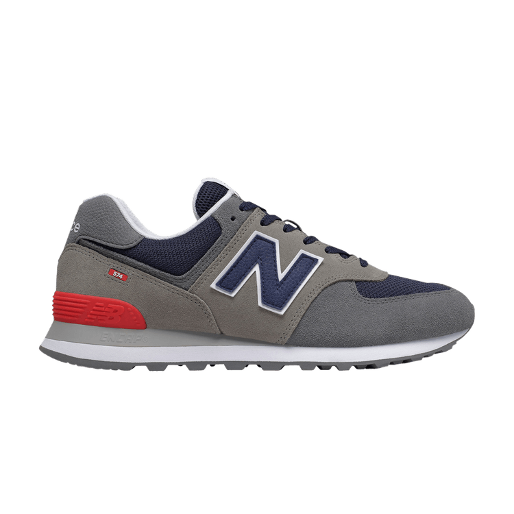 New Balance 574 Grey Navy Red ML574EAD