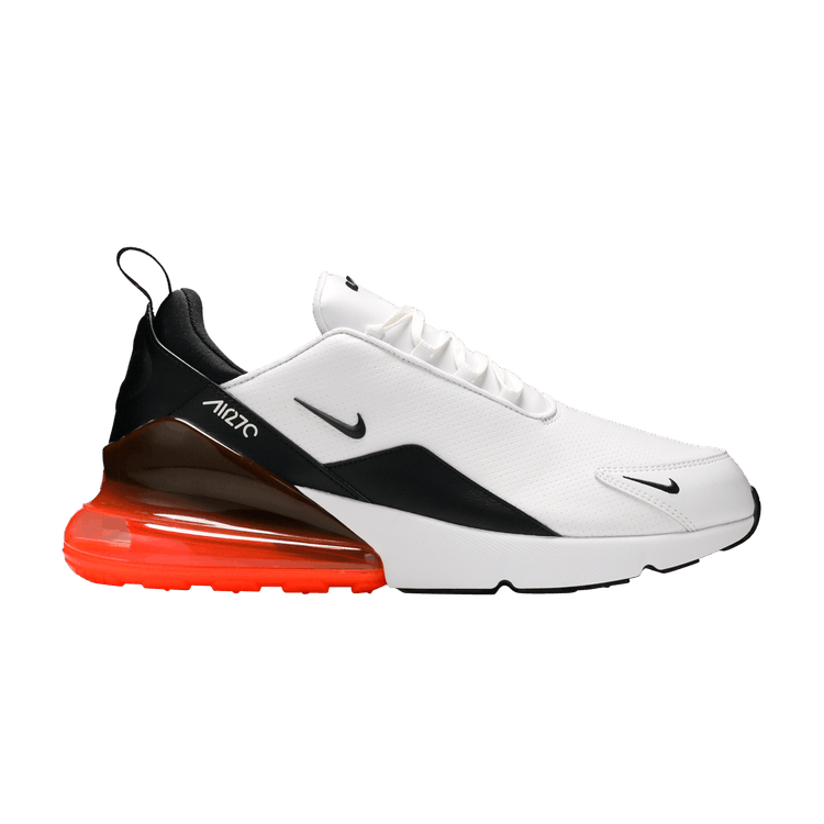 Nike Air Max 270 Leather White Black Hyper Crimson BQ6171-100