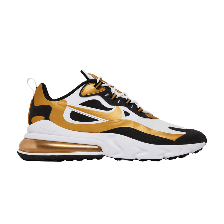 Nike Air Max 270 React White Metallic Gold CW7298-100