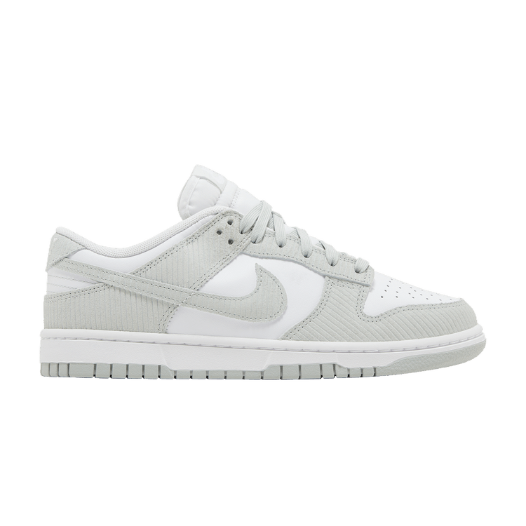 Nike Dunk Low Light Silver Corduroy (Women's) FN7658-100