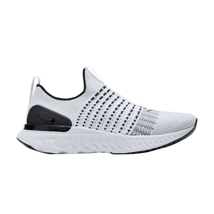 Nike React Phantom Run Flyknit 2 White Black