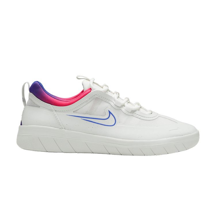 Nike SB Nyjah Free 2 Summit White Pink Blast Racer Blue CU9220-100