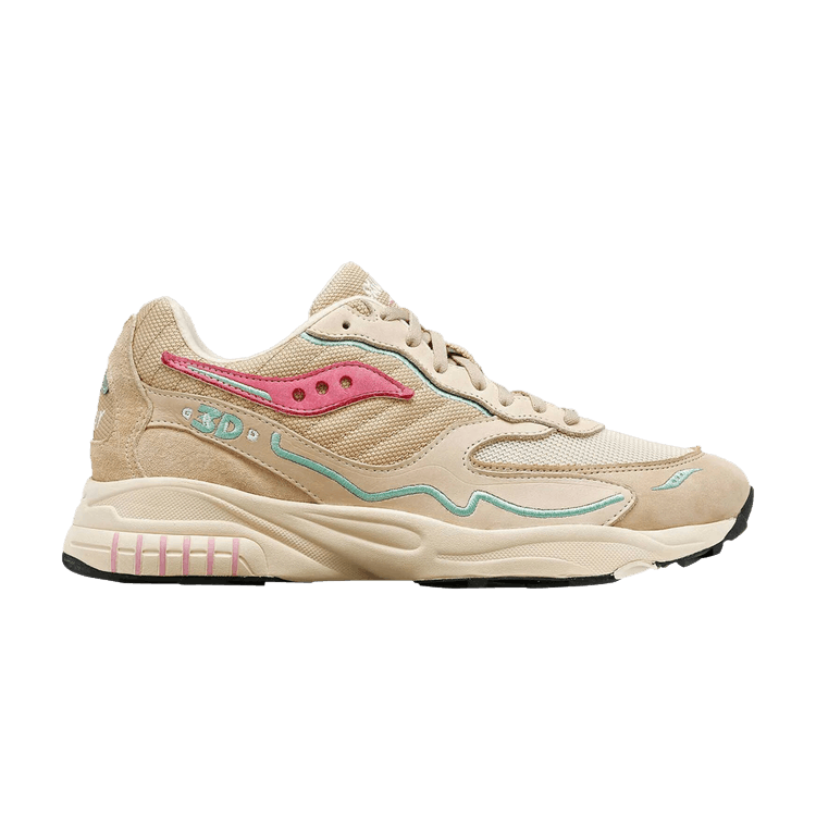 Saucony 3D Grid Hurricane Gray Cream