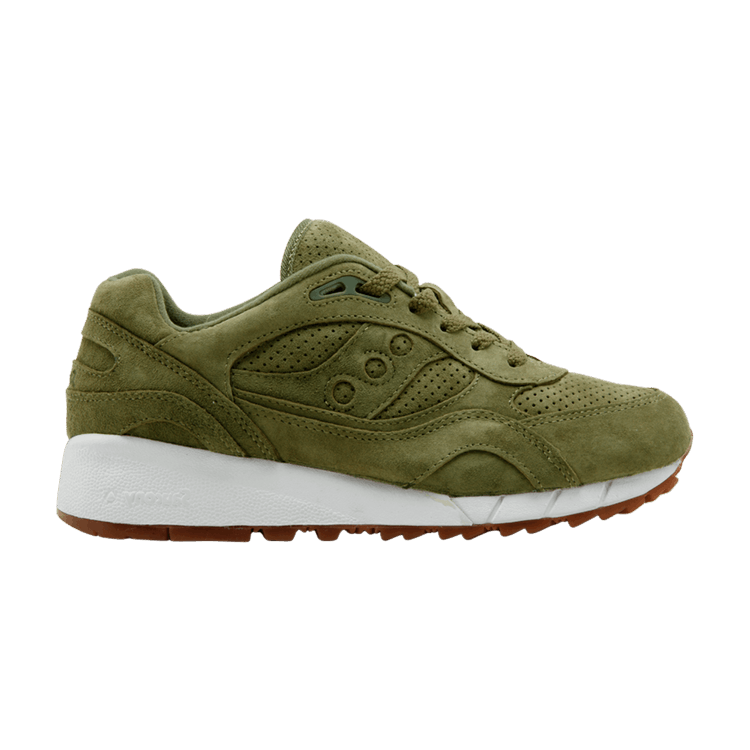 Saucony Shadow 6000 Olive Suede (Packer Shoes)