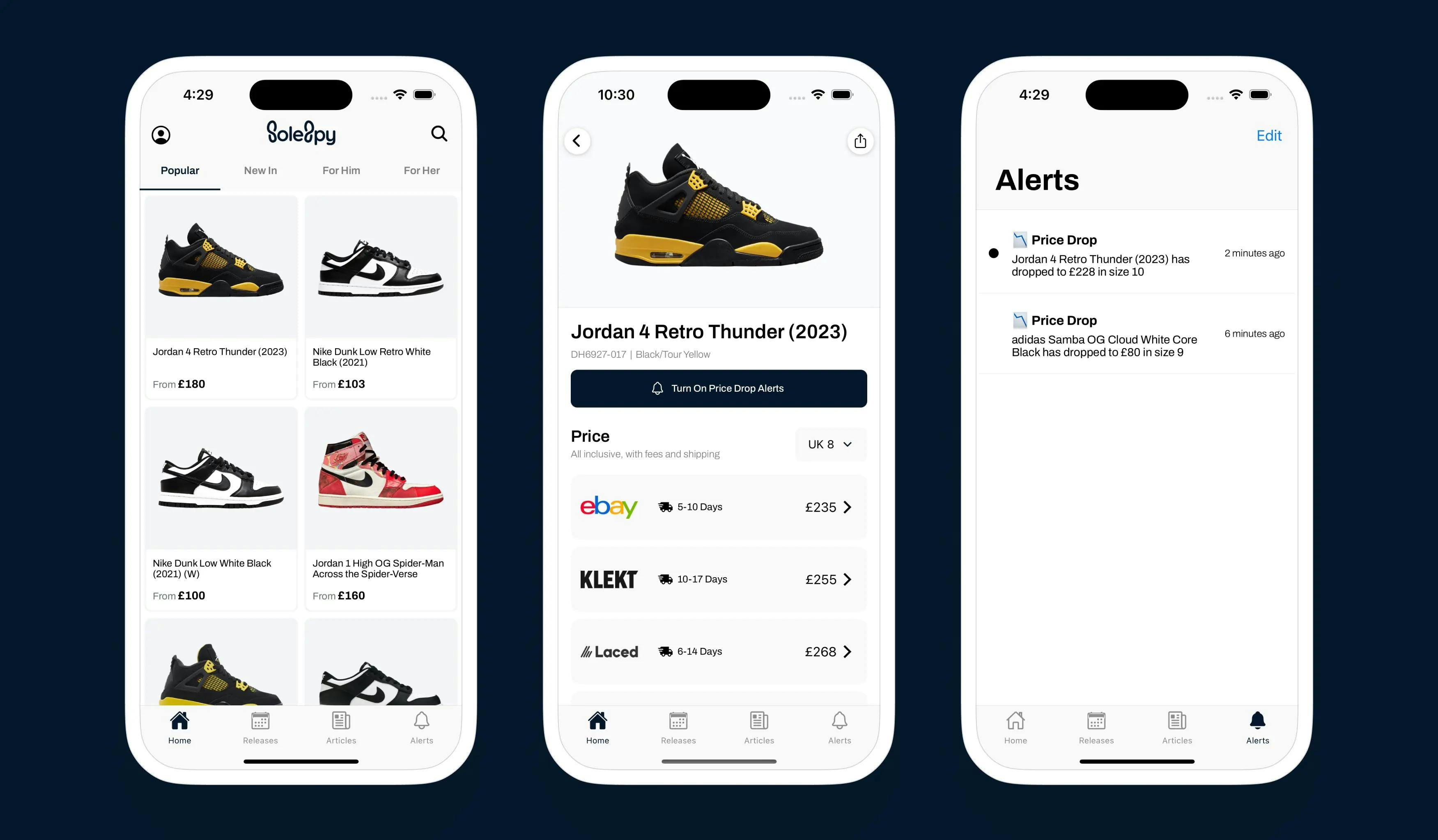 SoleSpy App Now Live: Sneaker Price Comparison, Now in Your Pocket