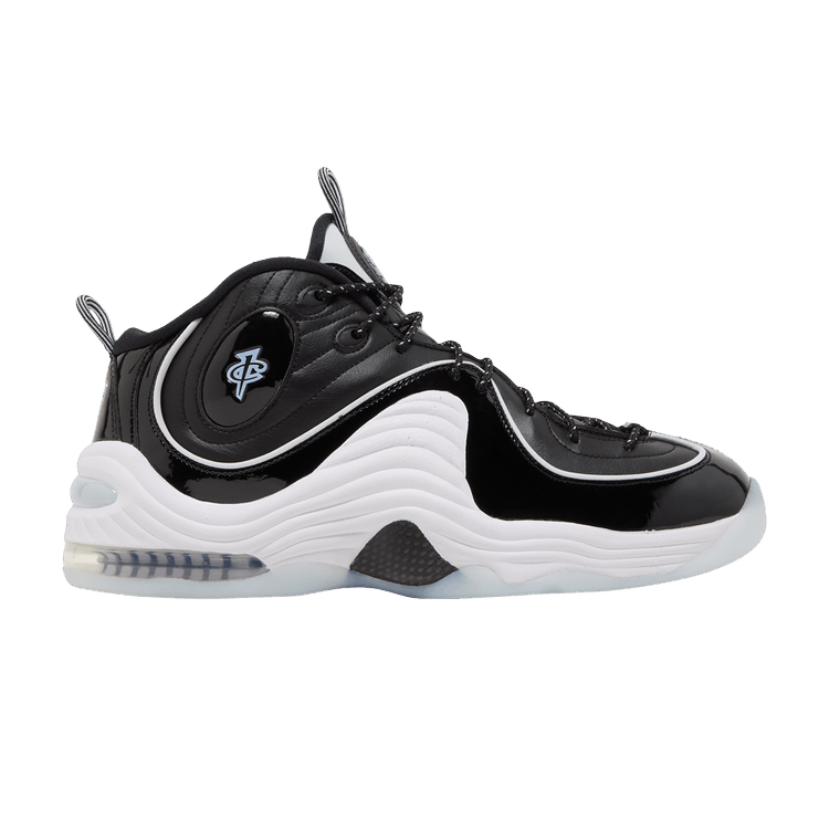 Nike Air Penny 2 Black Patent Football Grey